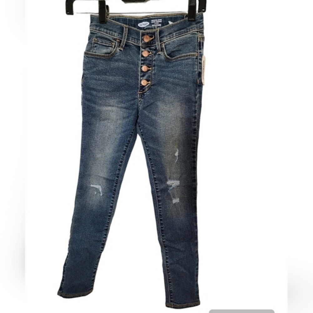 Old navy Rockstar super skinny jegging highrise distressed jean